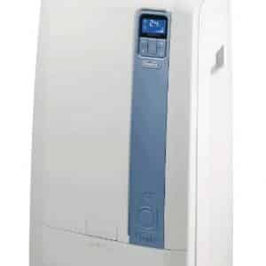DeLonghi PAC WE112ECO – aire acondicionado portátil (A+, 1000W, 1 kWh, Color blanco, LCD, 50,5 cm)